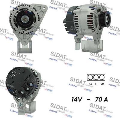 Sidat A12MA1036A2 - Генератор vvparts.bg