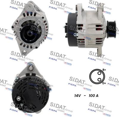 Sidat A12MA1196A2 - Генератор vvparts.bg