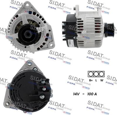 Sidat A12MA1286A2 - Генератор vvparts.bg