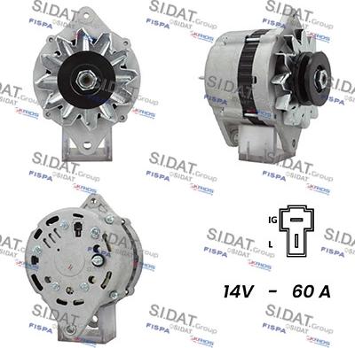 Sidat A12MH0475A2 - Генератор vvparts.bg