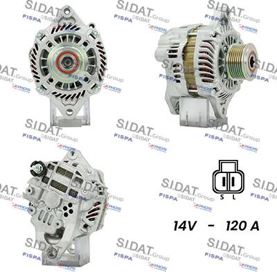 Sidat A12MH0573A2 - Генератор vvparts.bg