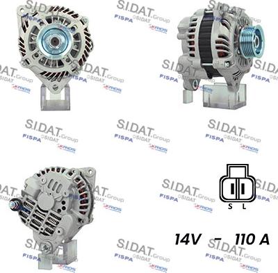 Sidat A12MH0699A2 - Генератор vvparts.bg