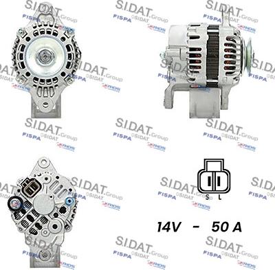 Sidat A12MH0696A2 - Генератор vvparts.bg