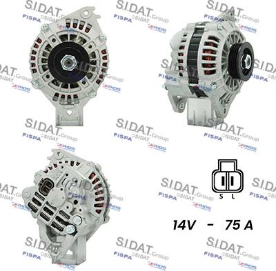 Sidat A12MH0659A2 - Генератор vvparts.bg