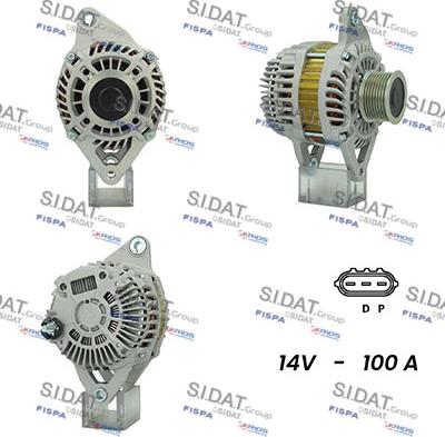 Sidat A12MH0655A2 - Генератор vvparts.bg