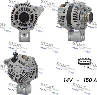 Sidat A12MH0656A2 - Генератор vvparts.bg