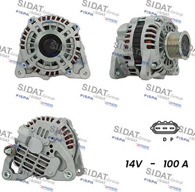 Sidat A12MH0652A2 - Генератор vvparts.bg