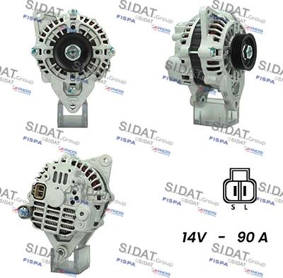 Sidat A12MH0666A2 - Генератор vvparts.bg