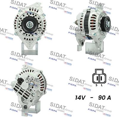 Sidat A12MH0660A2 - Генератор vvparts.bg