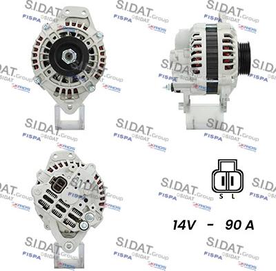 Sidat A12MH0663A2 - Генератор vvparts.bg