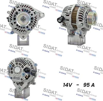 Sidat A12MH0628A2 - Генератор vvparts.bg