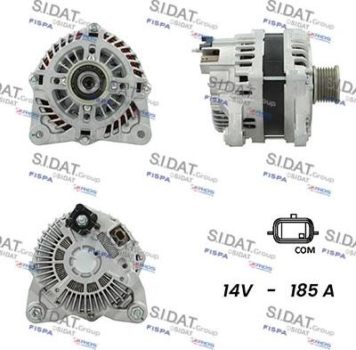 Sidat A12MH0086A2 - Генератор vvparts.bg