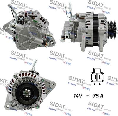 Sidat A12MH0113A2 - Генератор vvparts.bg