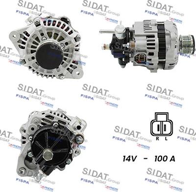 Sidat A12MH0174A2 - Генератор vvparts.bg