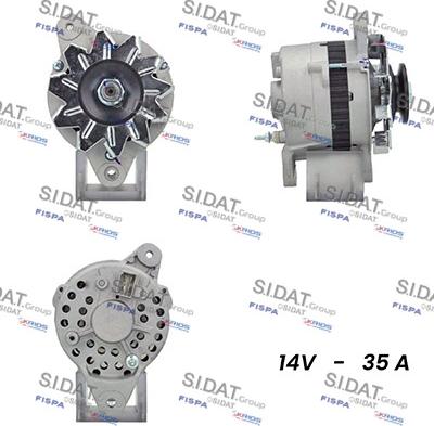 Sidat A12MH0359A2 - Генератор vvparts.bg