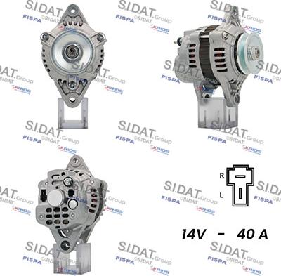 Sidat A12MH0358 - Генератор vvparts.bg