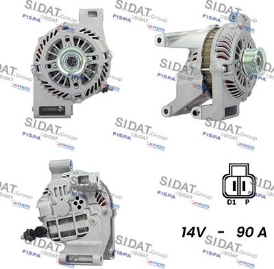 Sidat A12MH0357A2 - Генератор vvparts.bg