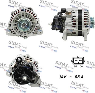 Sidat A12MH0306A2 - Генератор vvparts.bg