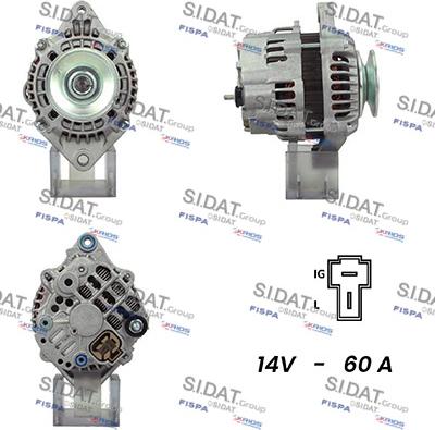 Sidat A12MH0314 - Генератор vvparts.bg