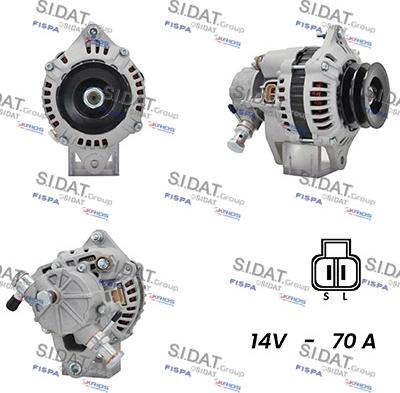 Sidat A12MH0330A2 - Генератор vvparts.bg