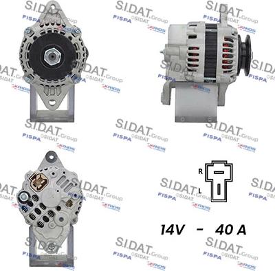 Sidat A12MH0320A2 - Генератор vvparts.bg