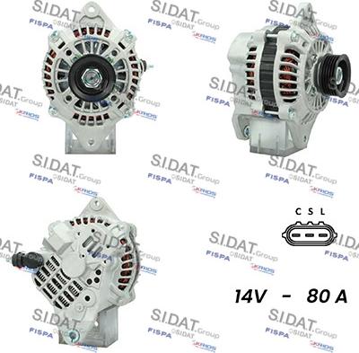 Sidat A12MH0230A2 - Генератор vvparts.bg