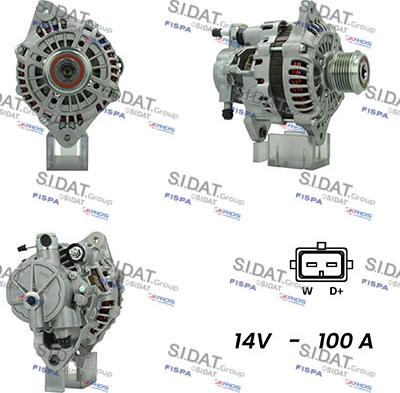 Sidat A12MH0232A2 - Генератор vvparts.bg