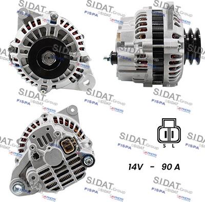 Sidat A12MH0220A2 - Генератор vvparts.bg