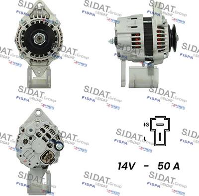 Sidat A12MH0221A2 - Генератор vvparts.bg