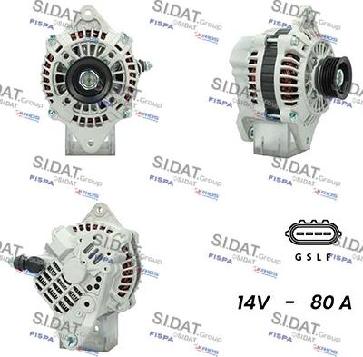 Sidat A12MH0706A2 - Генератор vvparts.bg