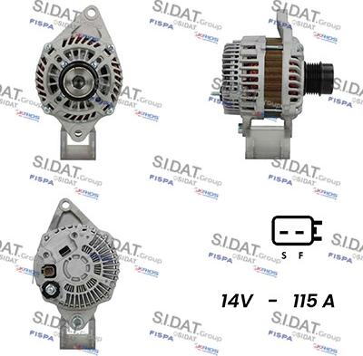 Sidat A12MH1106A2 - Генератор vvparts.bg