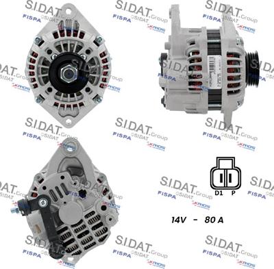 Sidat A12MH1284A2 - Генератор vvparts.bg