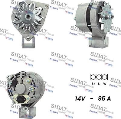 Sidat A12ML0927A2 - Генератор vvparts.bg