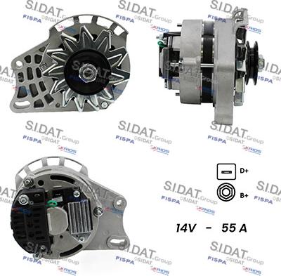 Sidat A12ML0013A2 - Генератор vvparts.bg