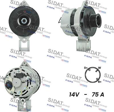 Sidat A12ML1055 - Генератор vvparts.bg