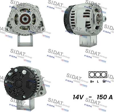 Sidat A12ML1058A2 - Генератор vvparts.bg