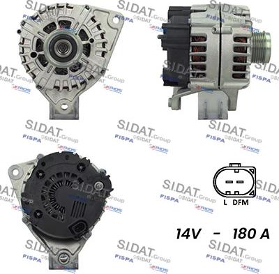 Sidat A12VA0406A2 - Генератор vvparts.bg