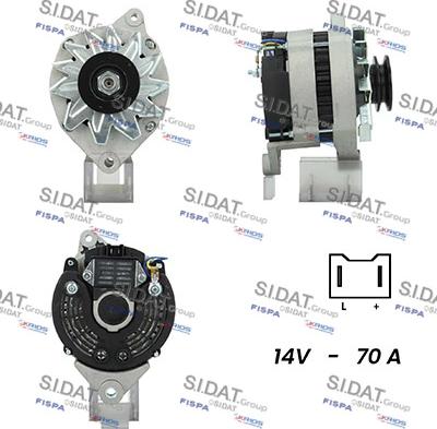 Sidat A12VA0571A2 - Генератор vvparts.bg