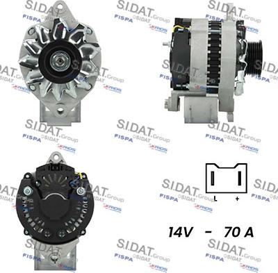 Sidat A12VA1005A2 - Генератор vvparts.bg