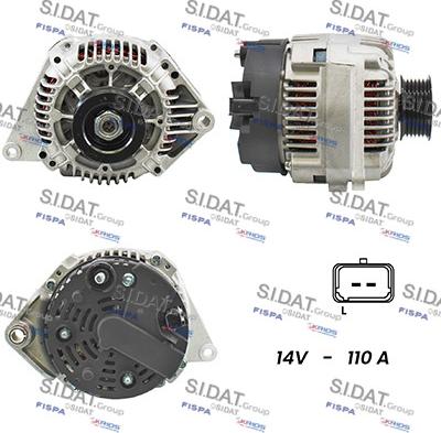 Sidat A12VA1014A2 - Генератор vvparts.bg