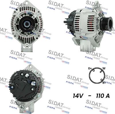 Sidat A12VA1018A2 - Генератор vvparts.bg