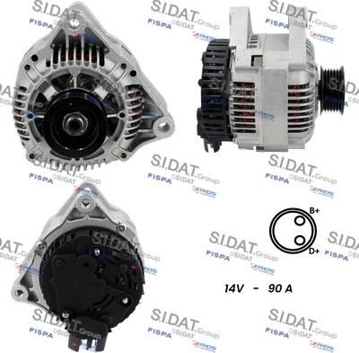 Sidat A12VA1132A2 - Генератор vvparts.bg