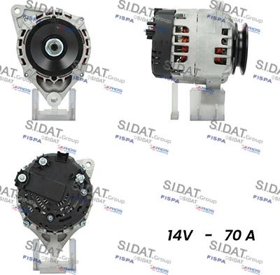 Sidat A12VA1128A2 - Генератор vvparts.bg