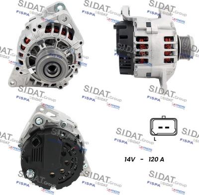 Sidat A12VA1170A2 - Генератор vvparts.bg