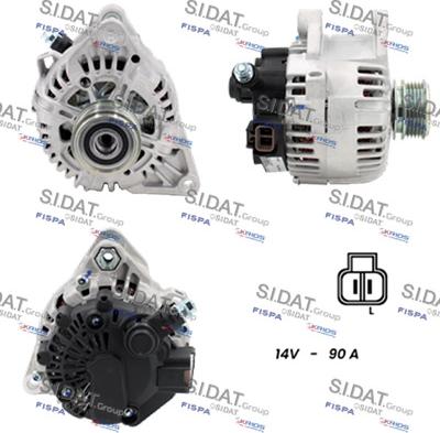 Sidat A12VA1172A2 - Генератор vvparts.bg