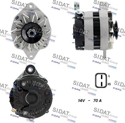 Sidat A12VA1289A2 - Генератор vvparts.bg