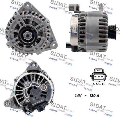 Sidat A12VS0585 - Генератор vvparts.bg