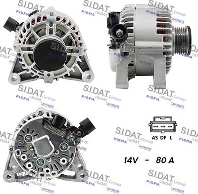 Sidat A12VS0021A2 - Генератор vvparts.bg