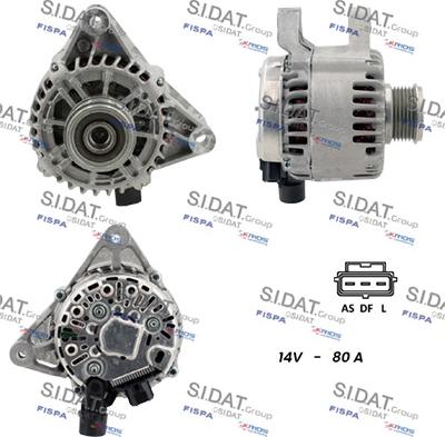 Sidat A12VS0021 - Генератор vvparts.bg