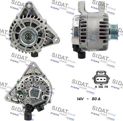 Sidat A12VS0152 - Генератор vvparts.bg